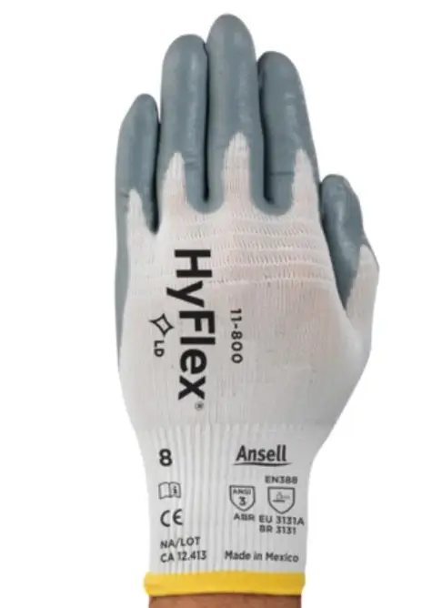 Guantes de Seguridad Ansell Nitrilo Hyflex 11-800